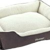 Flamingo Korb Alisha rechteckig dunkel taupe 80x67x22cm (521640) Tierbetten