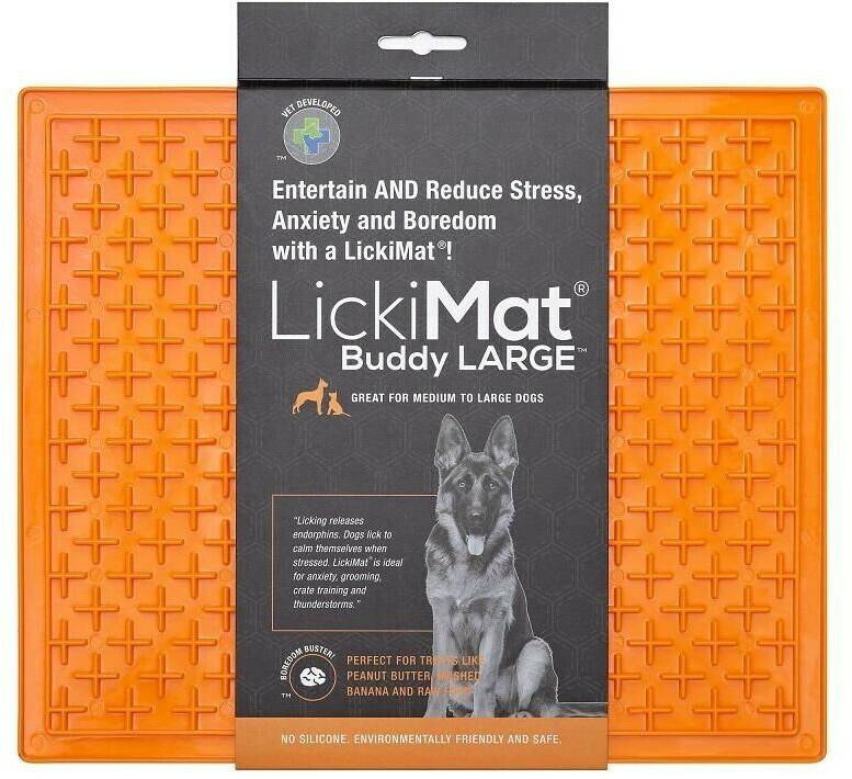 LickiMat BuddyL 30,5x25,5cm orange LickiMat Buddy