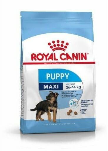 Royal Canin Maxi Puppy 2-15 Monate Hunde-Trockenfutter Royal Canin Maxi Puppy 2-15 Monate Hunde-Trockenfutter4kg