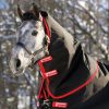 Horseware Rambo Supreme Hood 250g - Black/Red XL Pferdedecken