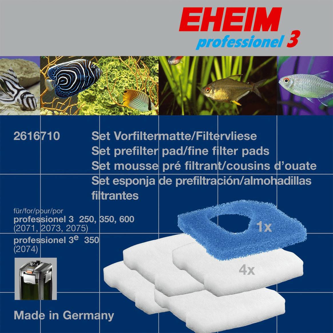 Eheim Set Vorfilter-Filtermatte/Filtervliese (2616710) Aquarienfilter