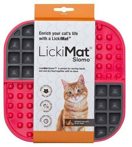 LickiMat Slomo Cat pink Futternäpfe