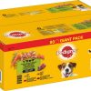 Pedigree Giant Pack Adult Selektion in Sauce Huhn, Rind+Leber, Truthahn, Rind+Lamm 80x100g Hundefutter