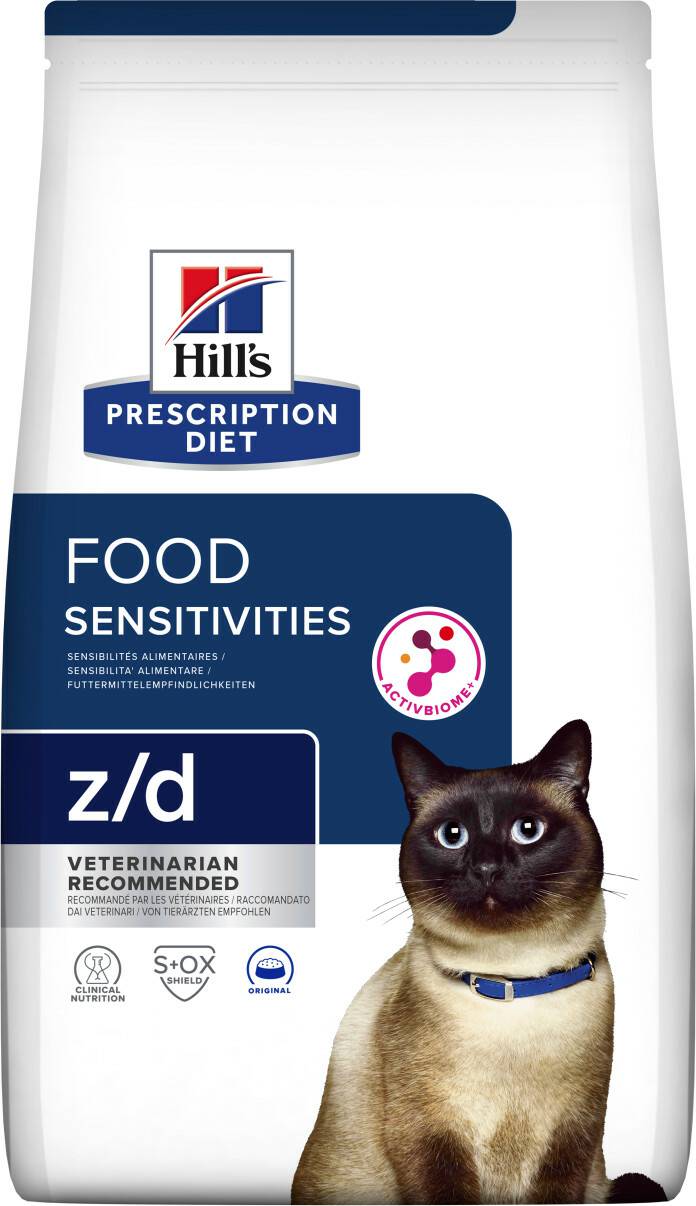 Hill's Prescription Diet Feline z/d Food Sensitivities Trockenfutter2kg Hill's Prescription Diet Feline z/d Food Sensitivities Trockenfutter