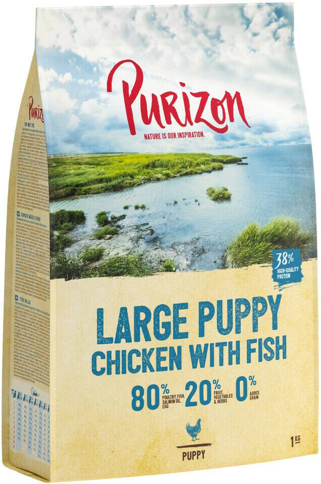 Purizon Large Puppy Hund Trockenfutter Huhn mit Fisch1kg Purizon Large Puppy Hund Trockenfutter Huhn mit Fisch