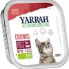 Yarrah Bio Bröckchen mit Huhn & Rind 100g Katzenfutter