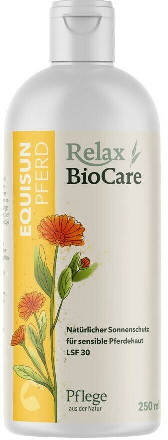 Fellpflege Relax Biocare Equisun Sonnencreme Pferd LSF 30 250ml