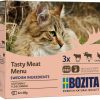 Katzenfutter Bozita Fleischmenü in Gelee Katzen-Nassfutter Mixpack 12x85g