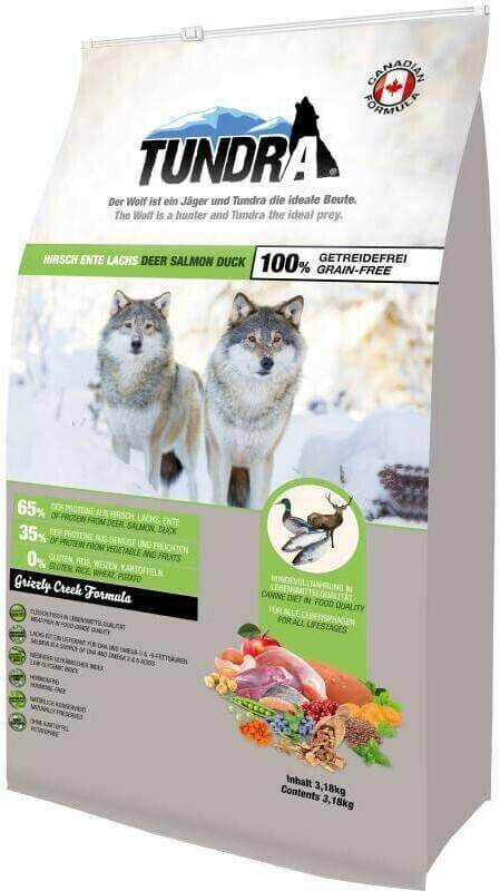 Tundra Dog Hirsch, Lachs und Ente3,18kg Tundra Dog Hirsch, Lachs und Ente