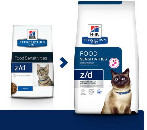 Hill's Prescription Diet Feline z/d Food Sensitivities Trockenfutter2kg Hill's Prescription Diet Feline z/d Food Sensitivities Trockenfutter